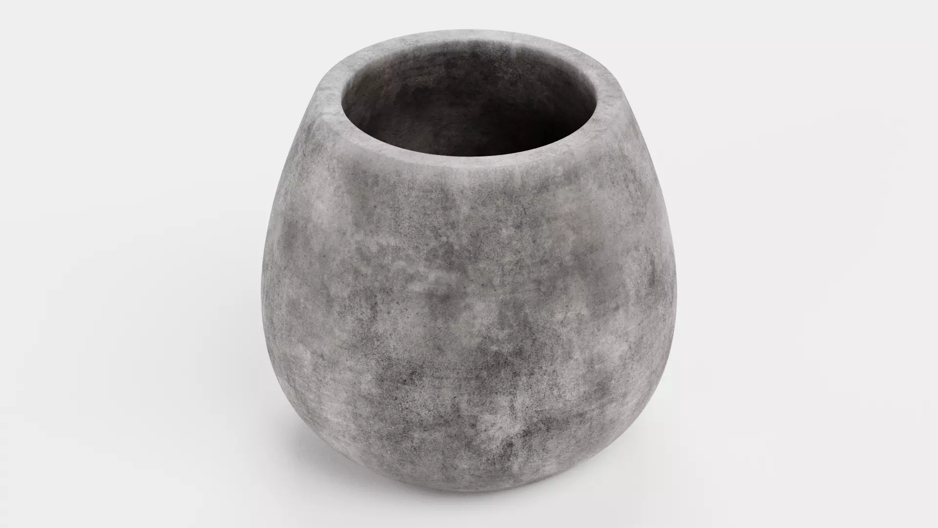 -Concrete Flower Pot V1- 3D model_3