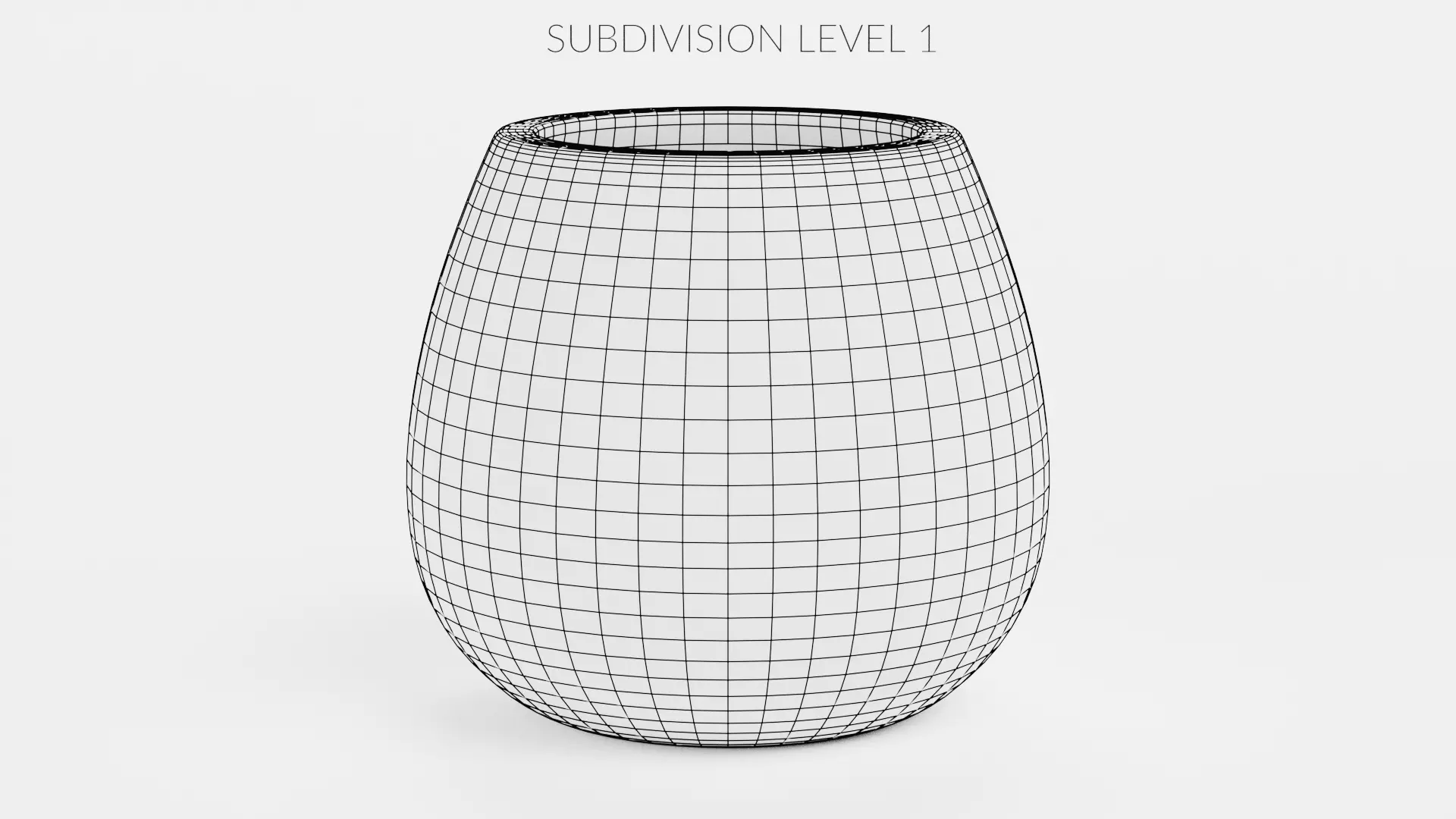 -Concrete Flower Pot V1- 3D model_8