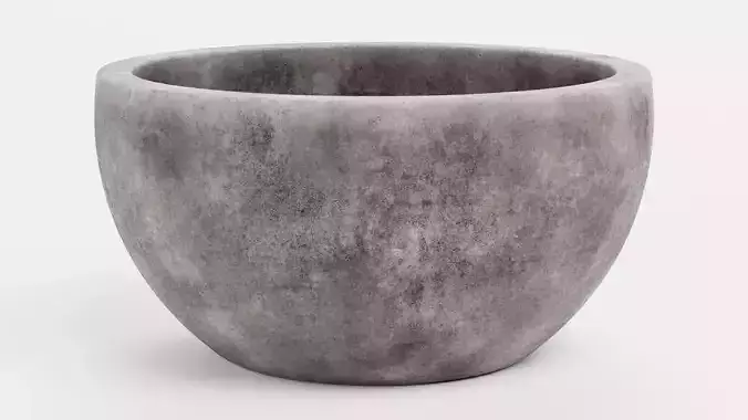 -Concrete Flower Pot V2-