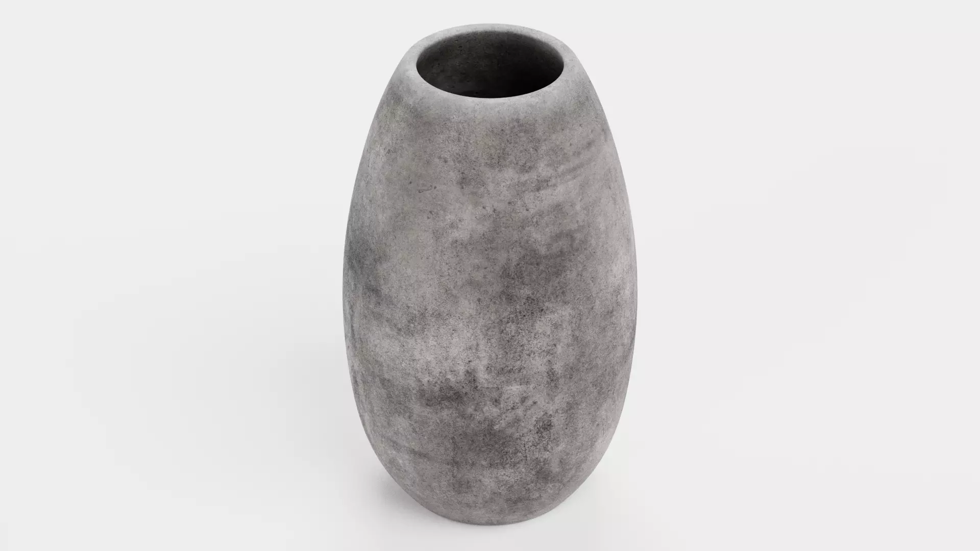 -Concrete Flower Pot- 3D model_3