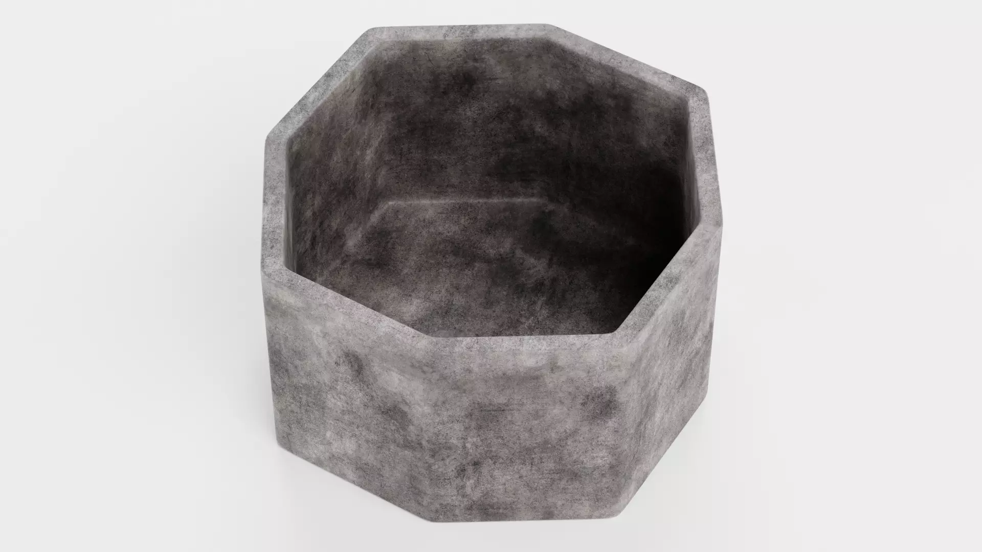 -Concrete Flower Pot V5- 3D model_3