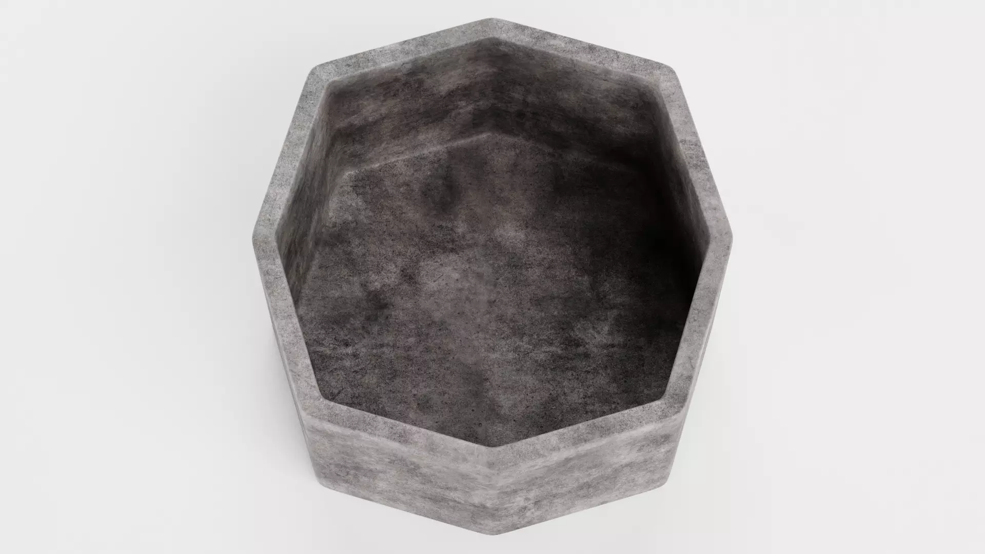 -Concrete Flower Pot V5- 3D model_4