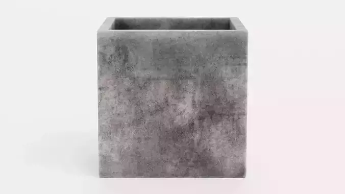 -Concrete Flower Pot V9-