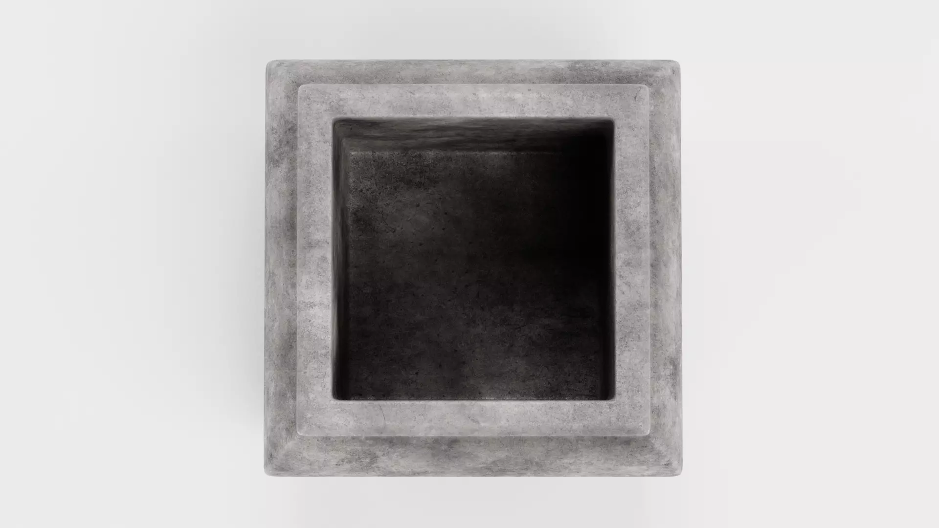 -Concrete Flower Pot V12- 3D model_5