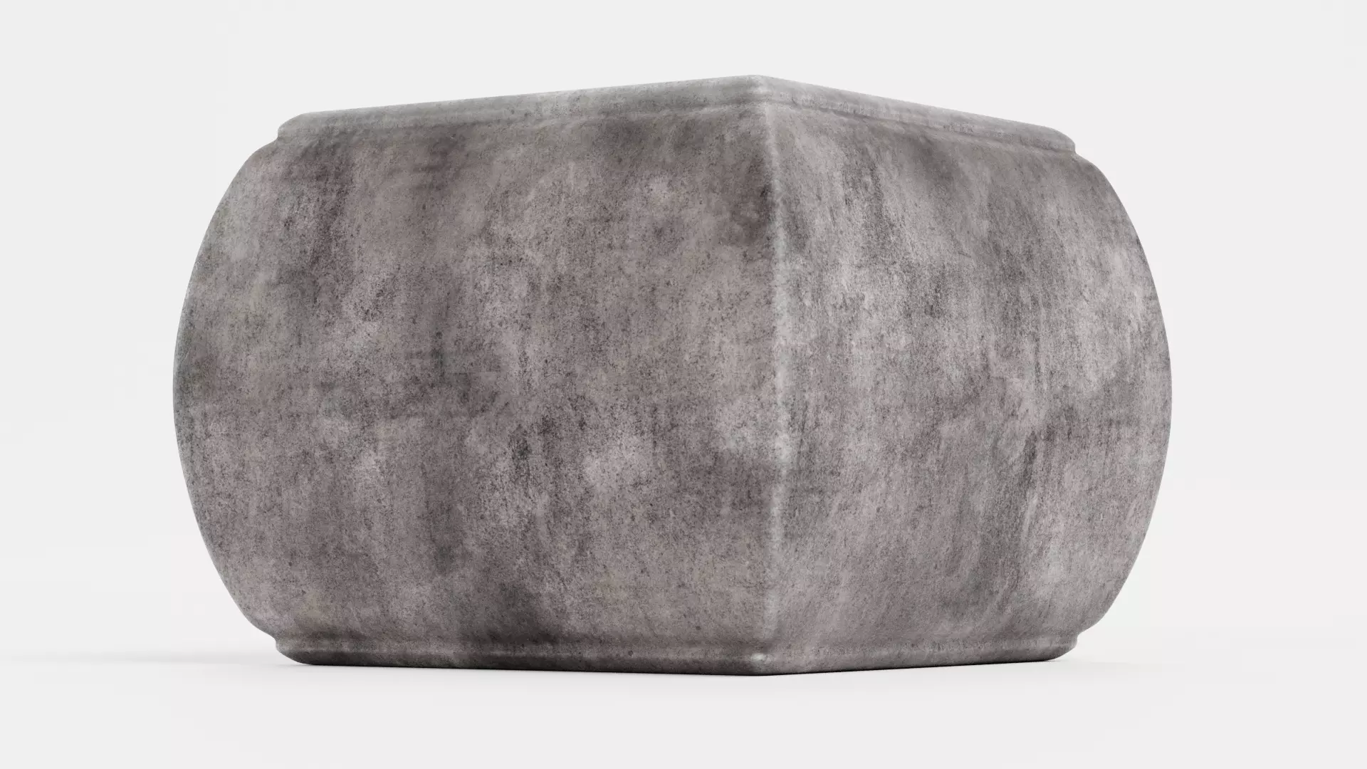 -Concrete Flower Pot V12- 3D model_2