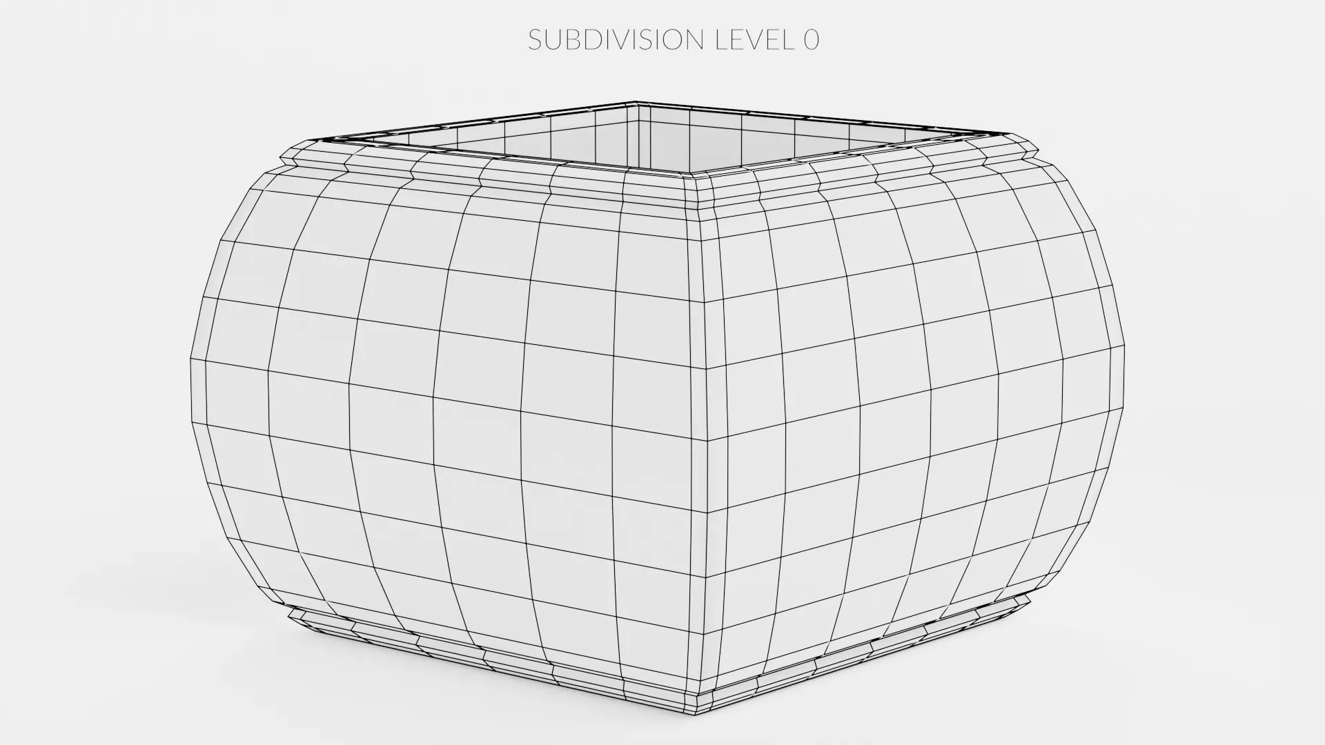 -Concrete Flower Pot V12- 3D model_9