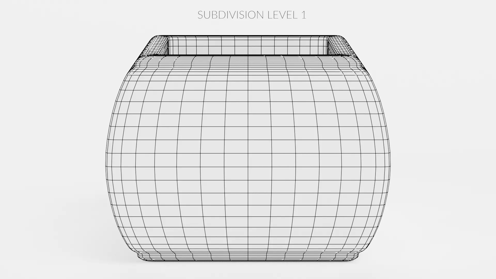 -Concrete Flower Pot V12- 3D model_8