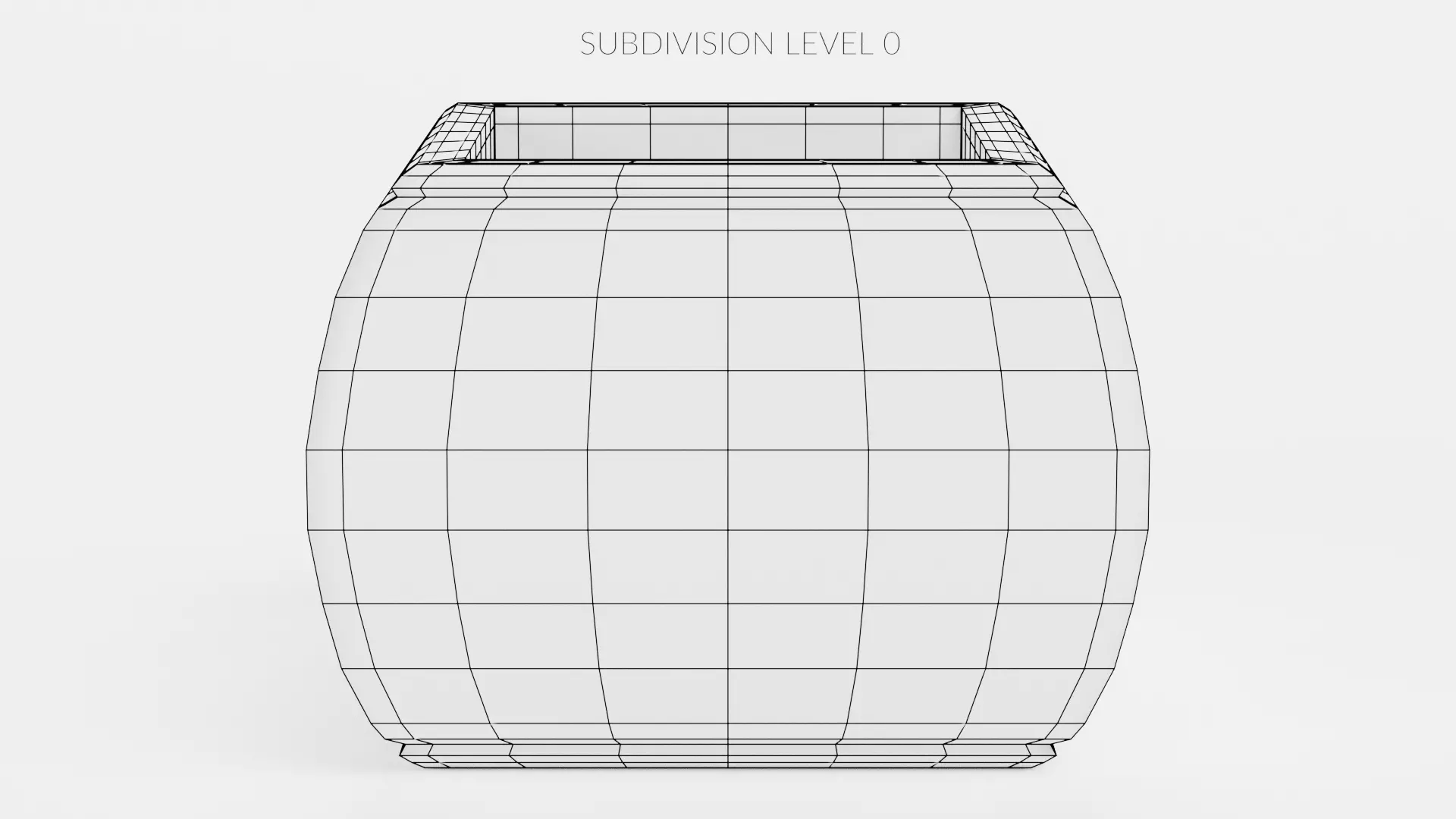 -Concrete Flower Pot V12- 3D model_7