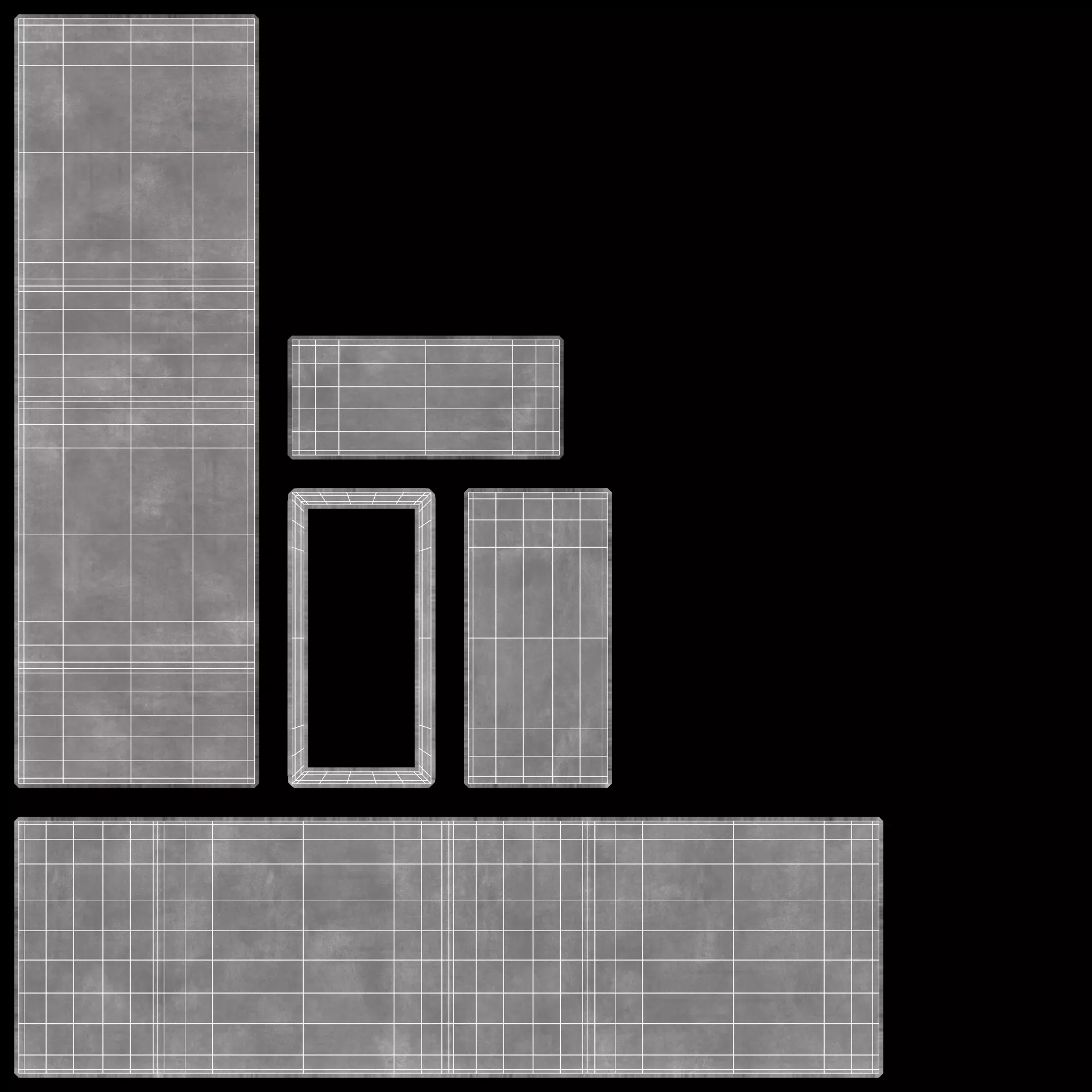 -Concrete Flower Pots- 3D model_19