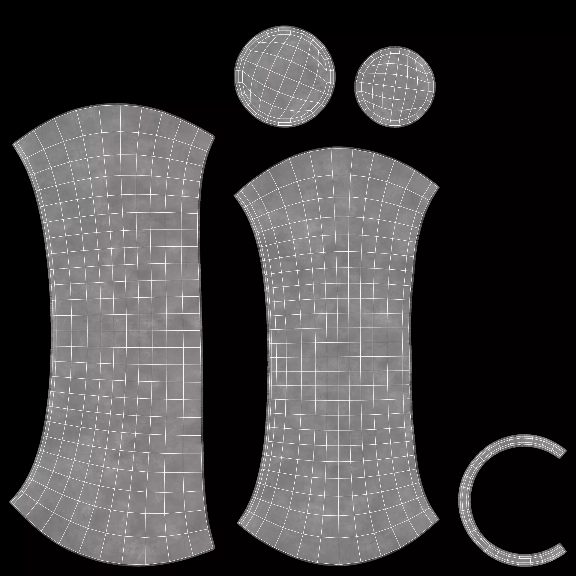 -Concrete Flower Pots- 3D model_23