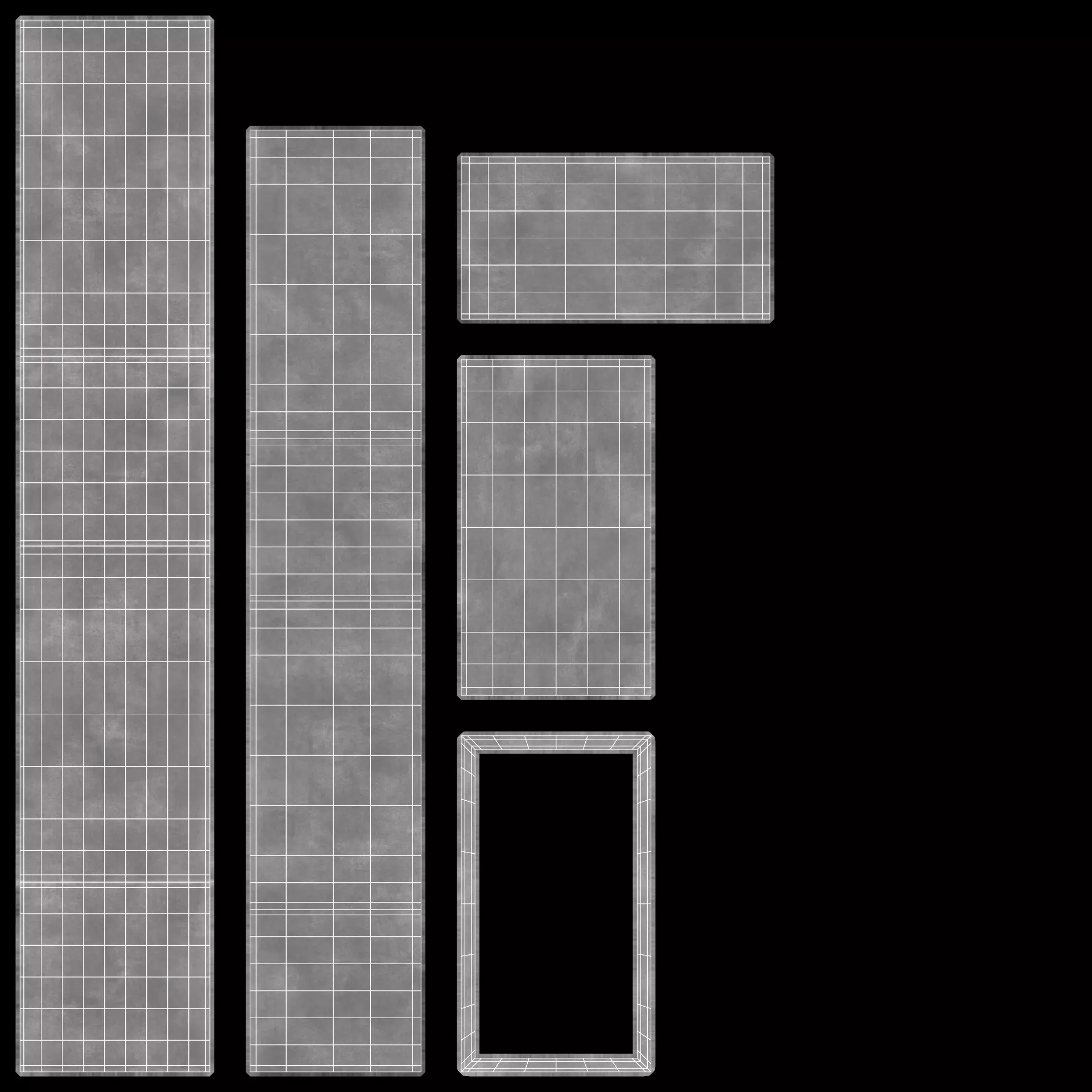 -Concrete Flower Pots- 3D model_18