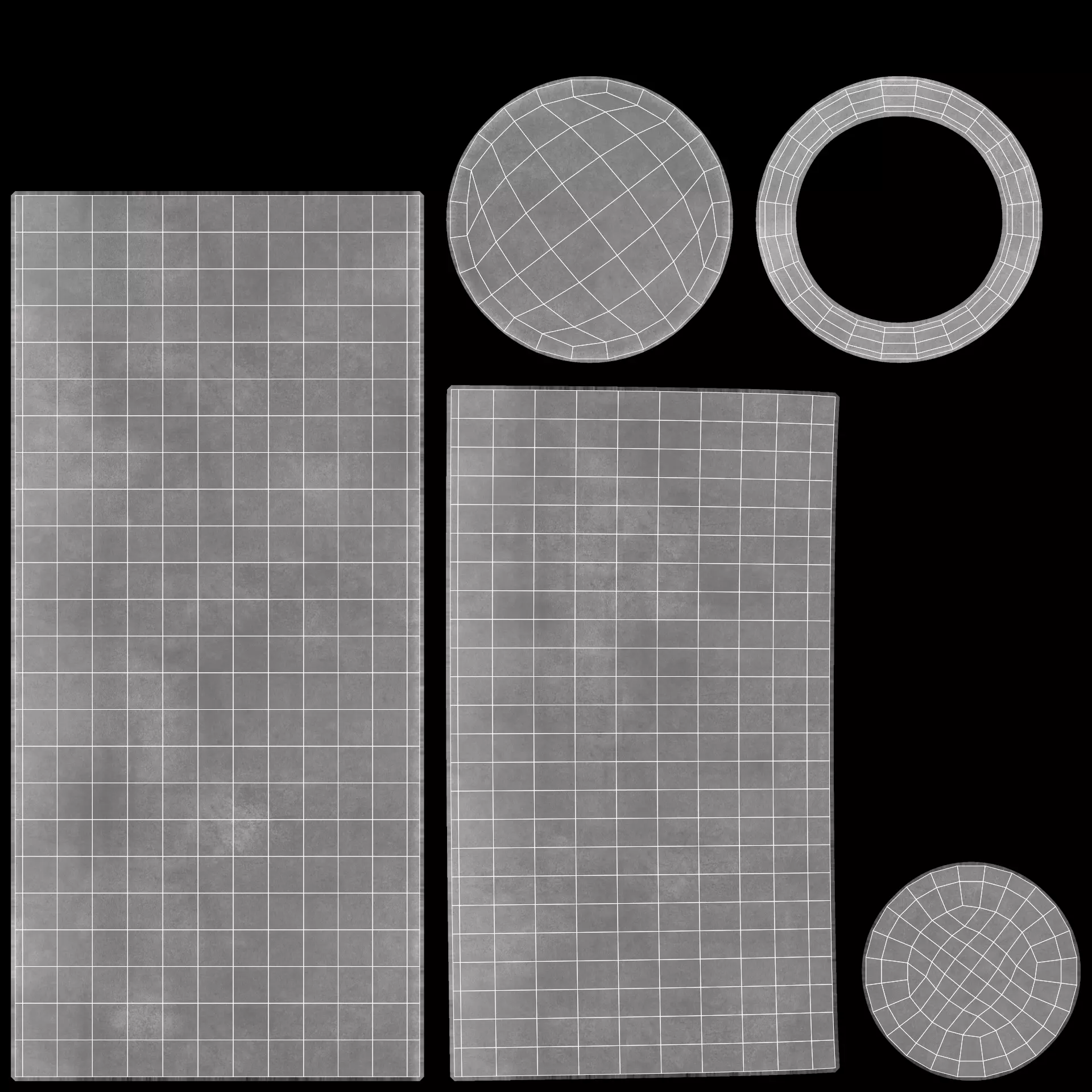 -Concrete Flower Pots- 3D model_26