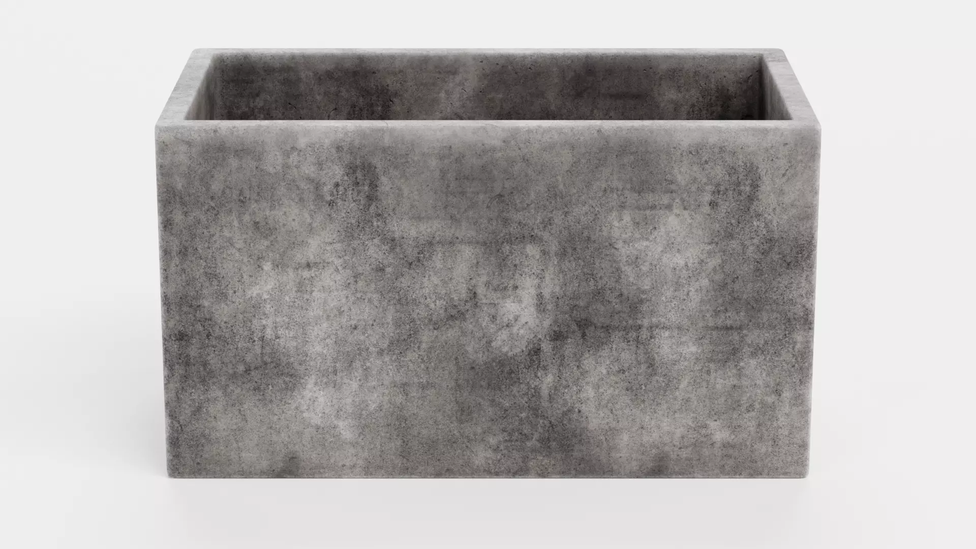 -Concrete Flower Pots- 3D model_14