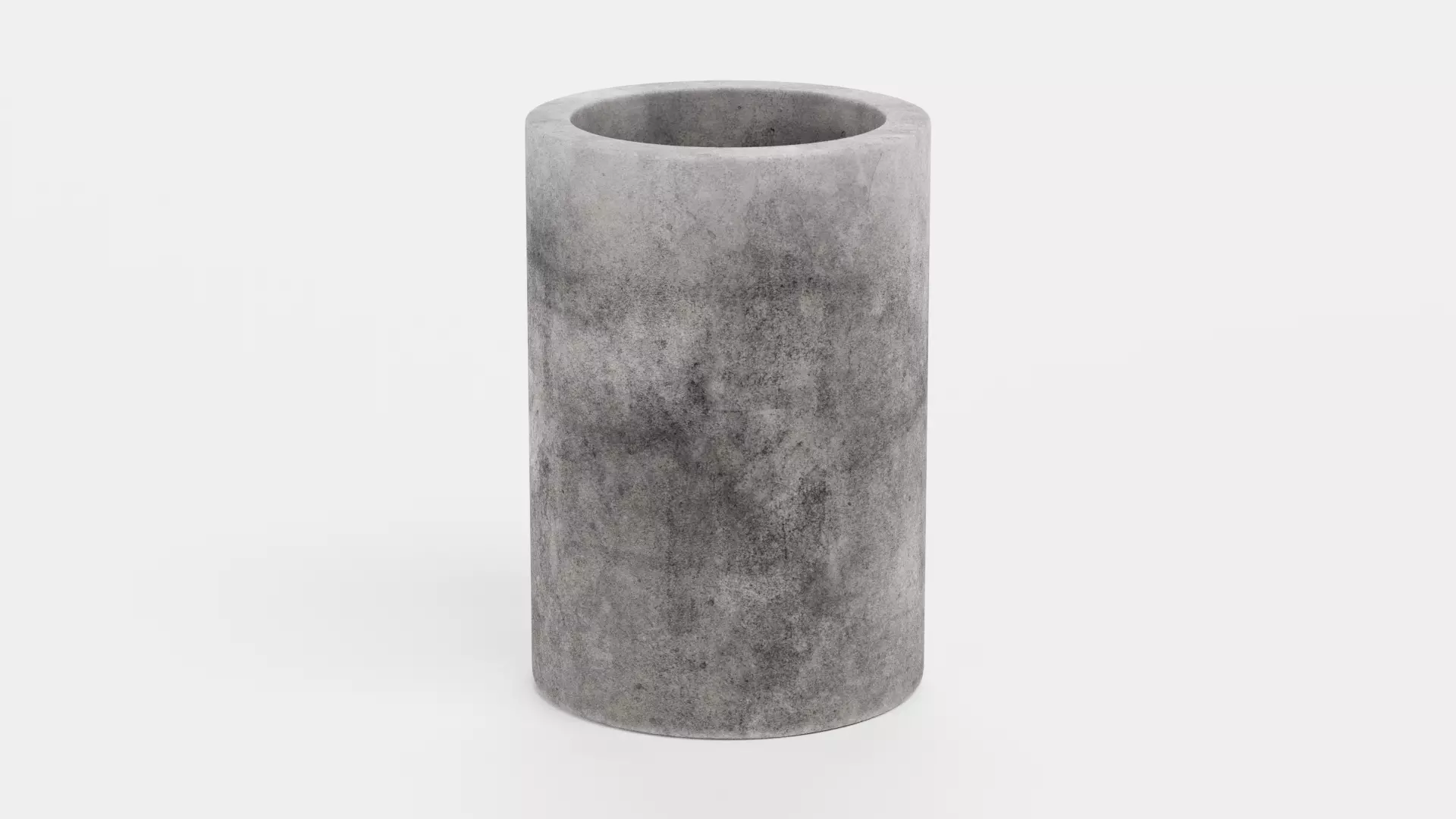 -Concrete Flower Pots- 3D model_12