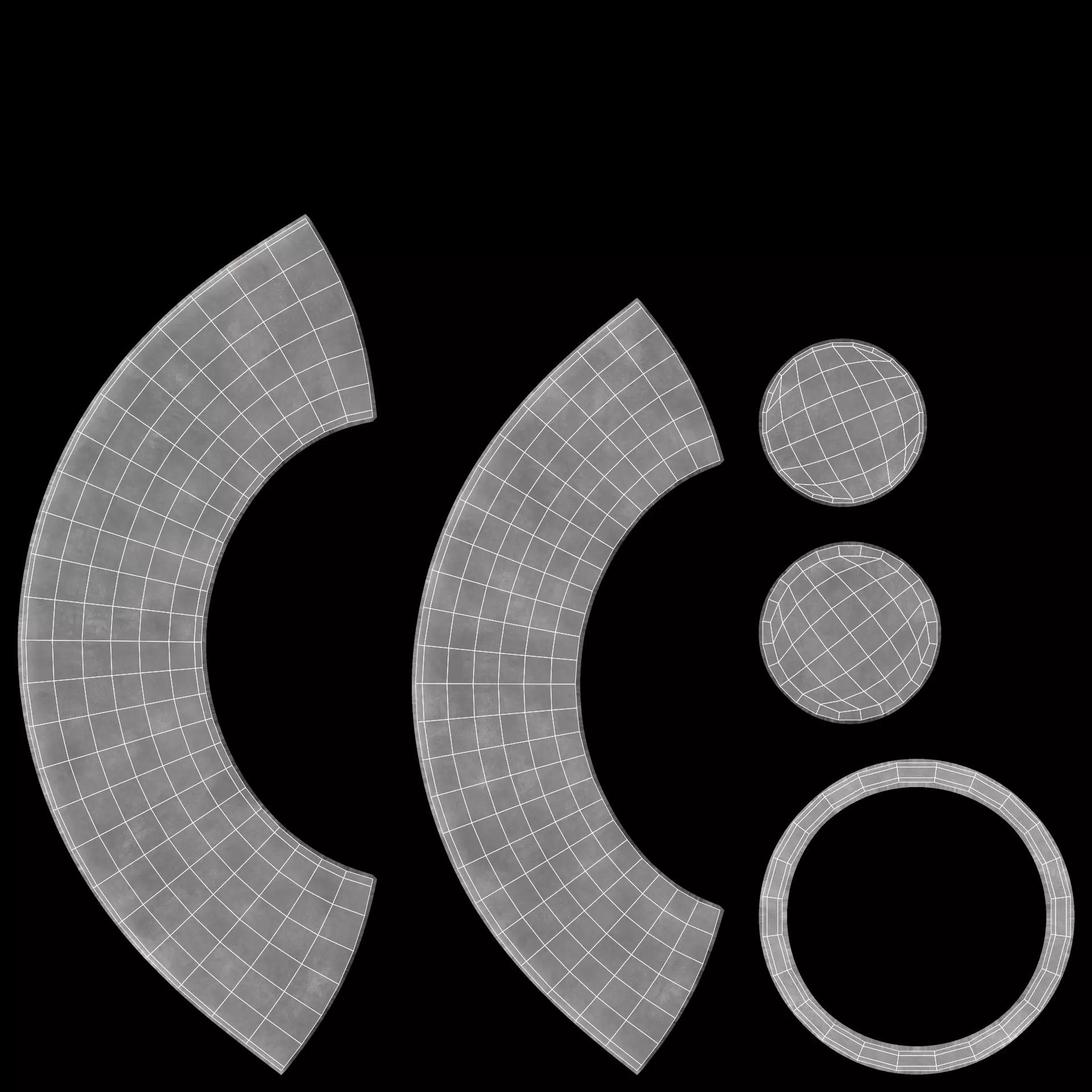 -Concrete Flower Pots- 3D model_21