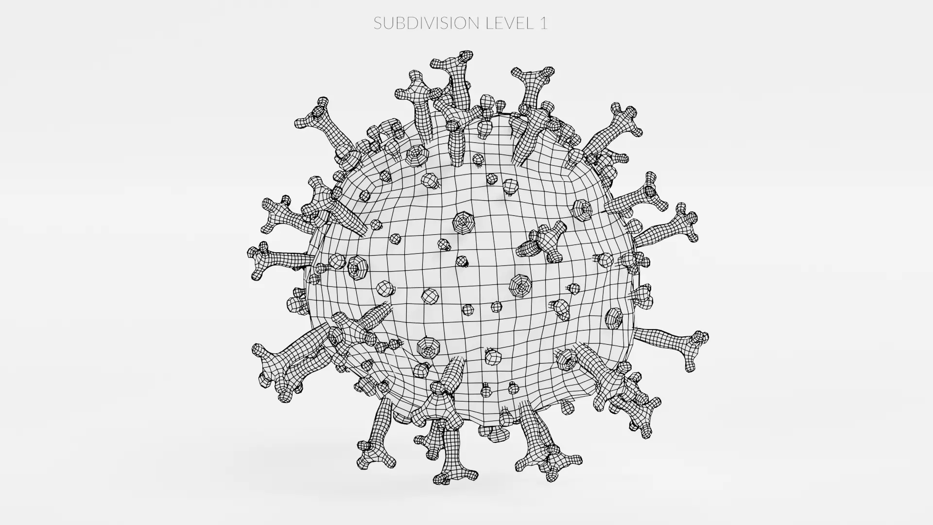 -Covid-19 Model - Pink- 3D model_8