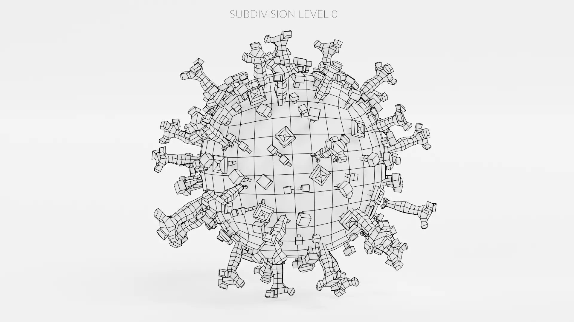 -Covid-19 Model - Pink- 3D model_7