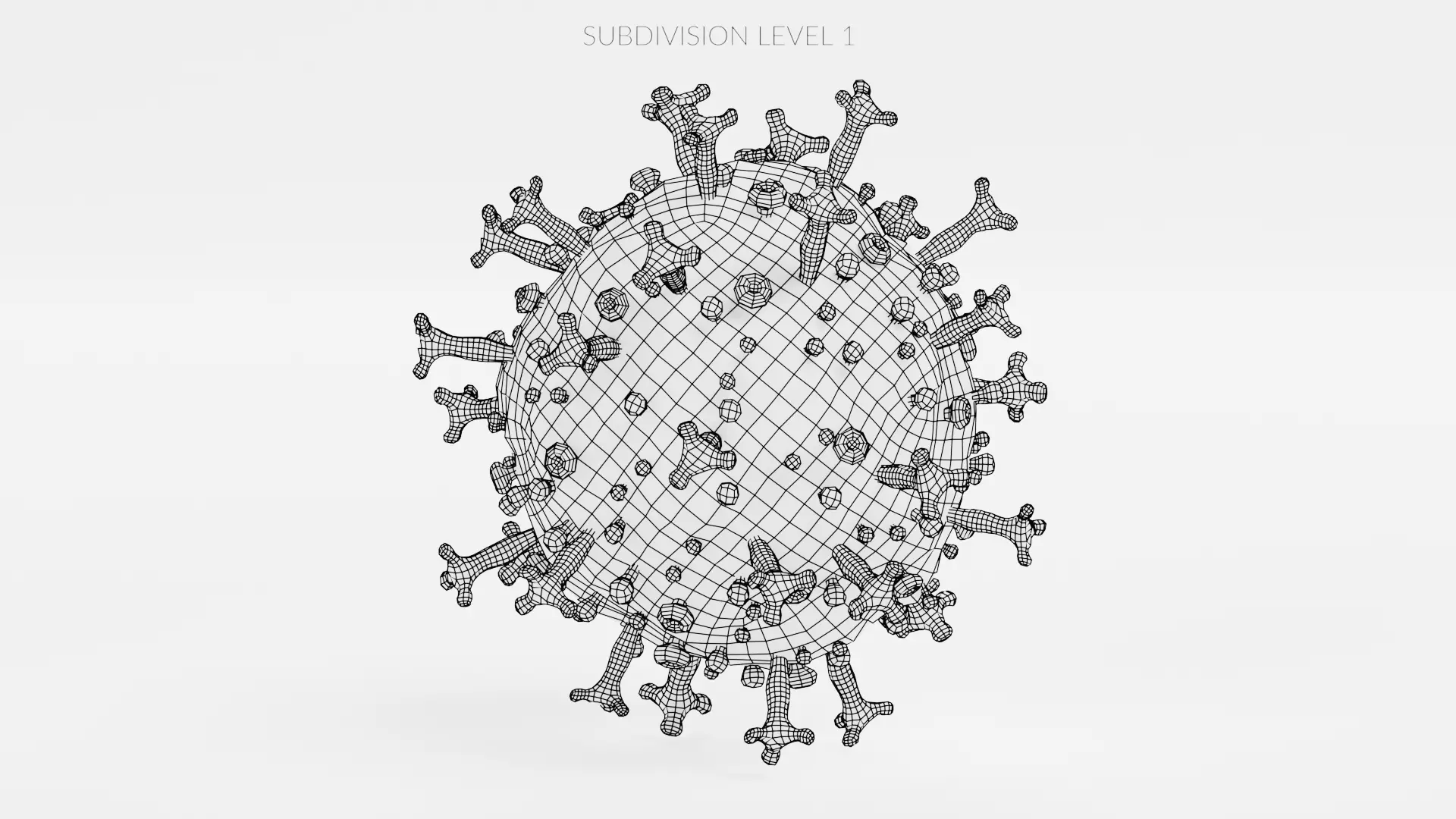 -Covid-19 Model - Pink- 3D model_10