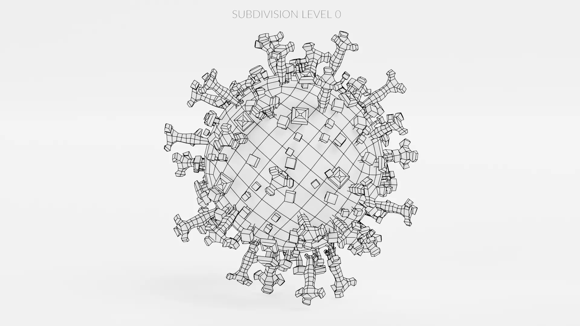 -Covid-19 Model - Pink- 3D model_9