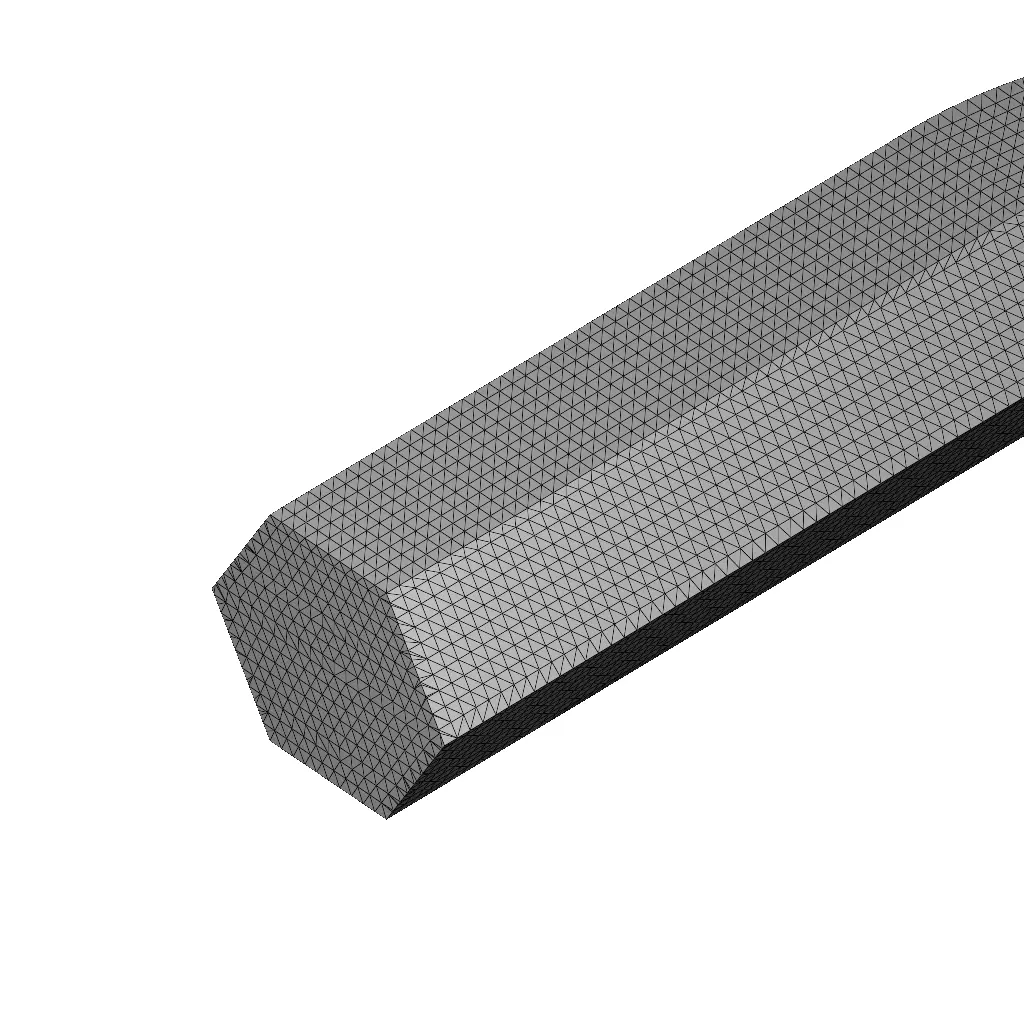 Plastic Allen Key 3D model_4