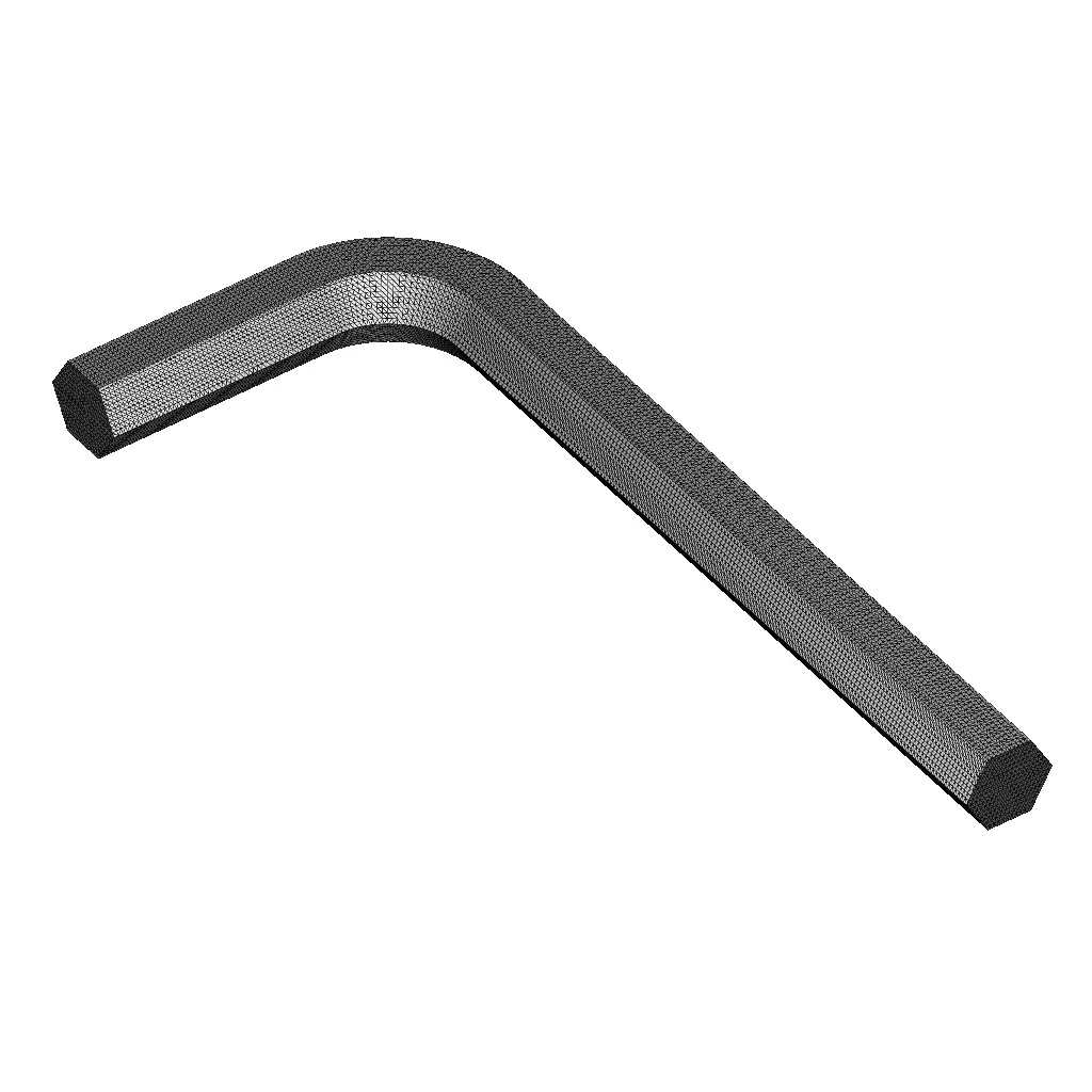 Plastic Allen Key 3D model_3
