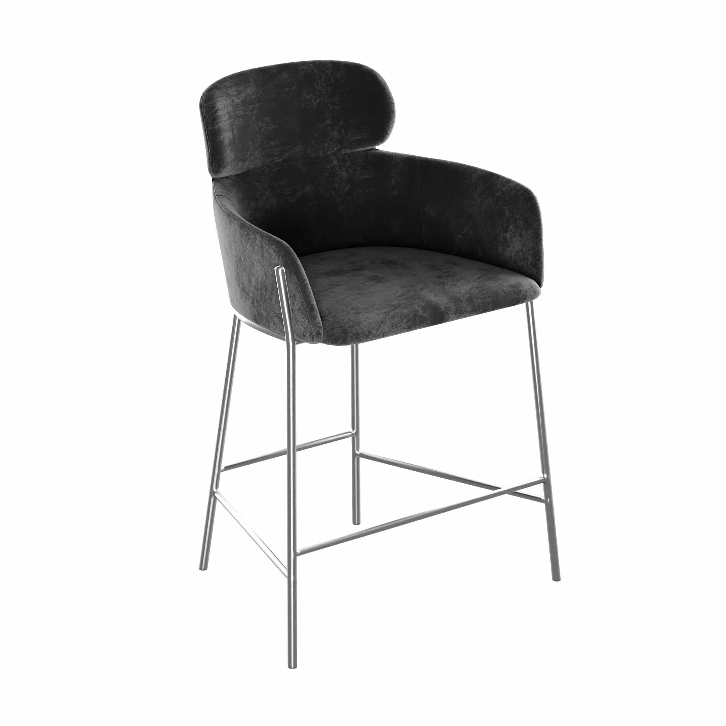 Counter barstool 3D model_4