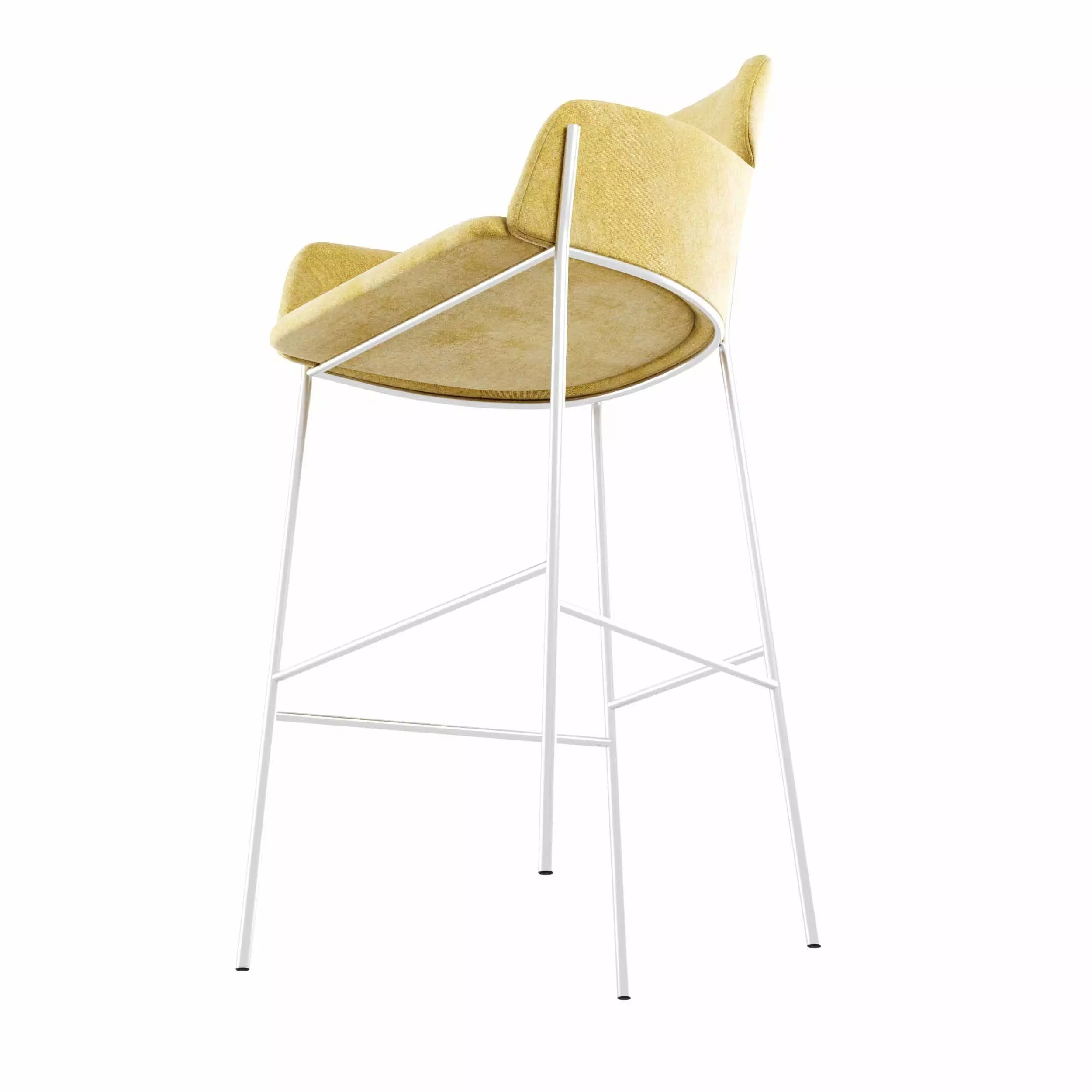Counter barstool 3D model_2