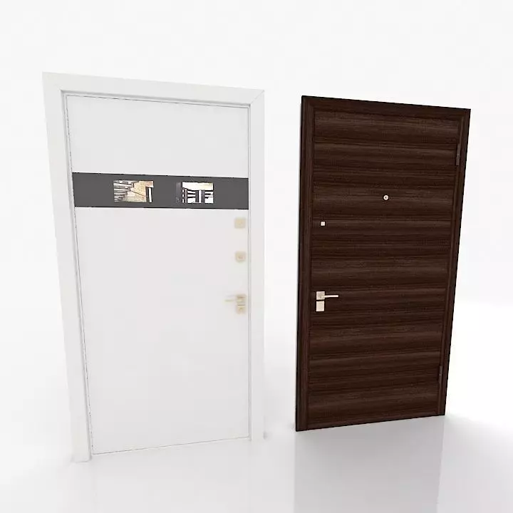 Door mdf 3D model_0