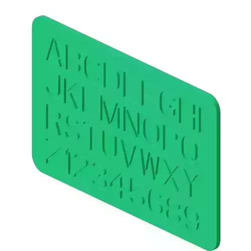 Plastic Kids Alphabet Number Toy