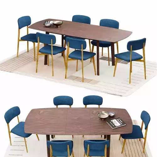 Dining set 3D model
