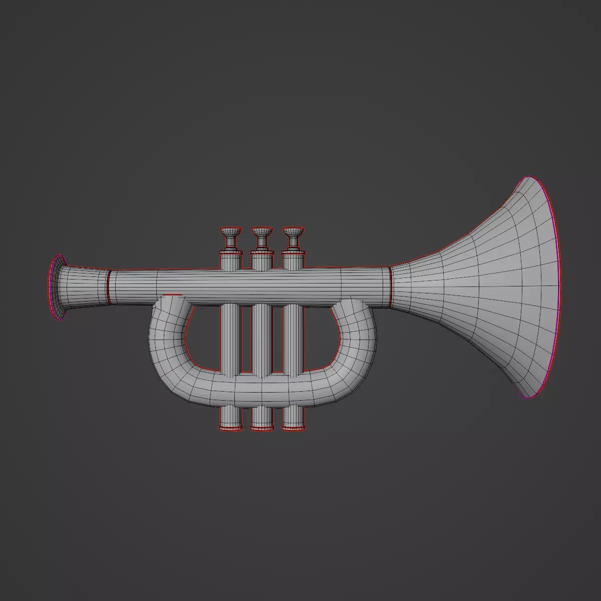 Trumpet Toy Pack 3D Model Collection_37