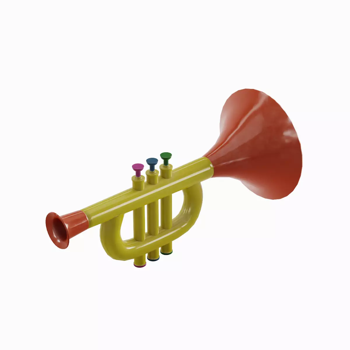 Trumpet Toy Pack 3D Model Collection_12