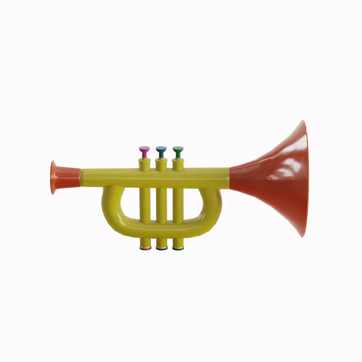 Trumpet Toy Pack 3D Model Collection_11