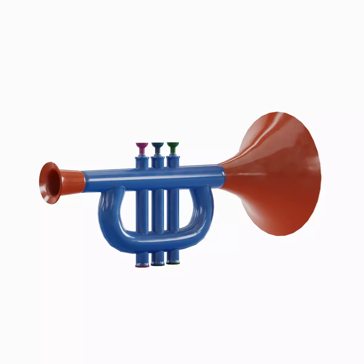 Trumpet Toy Pack 3D Model Collection_2