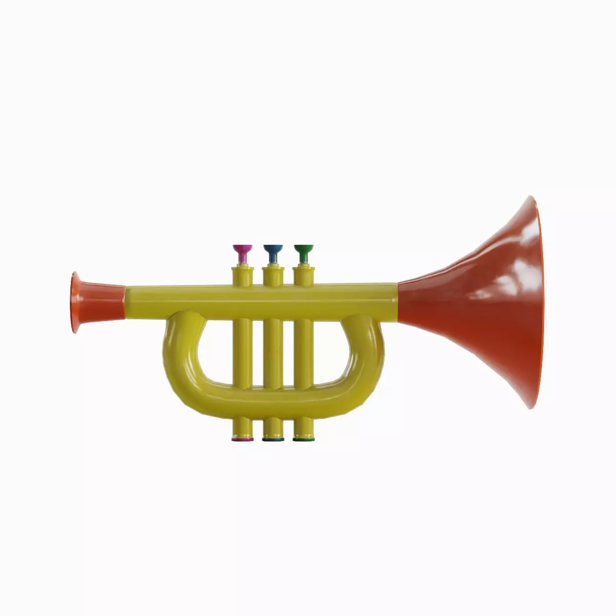 Trumpet Toy Pack 3D Model Collection_8