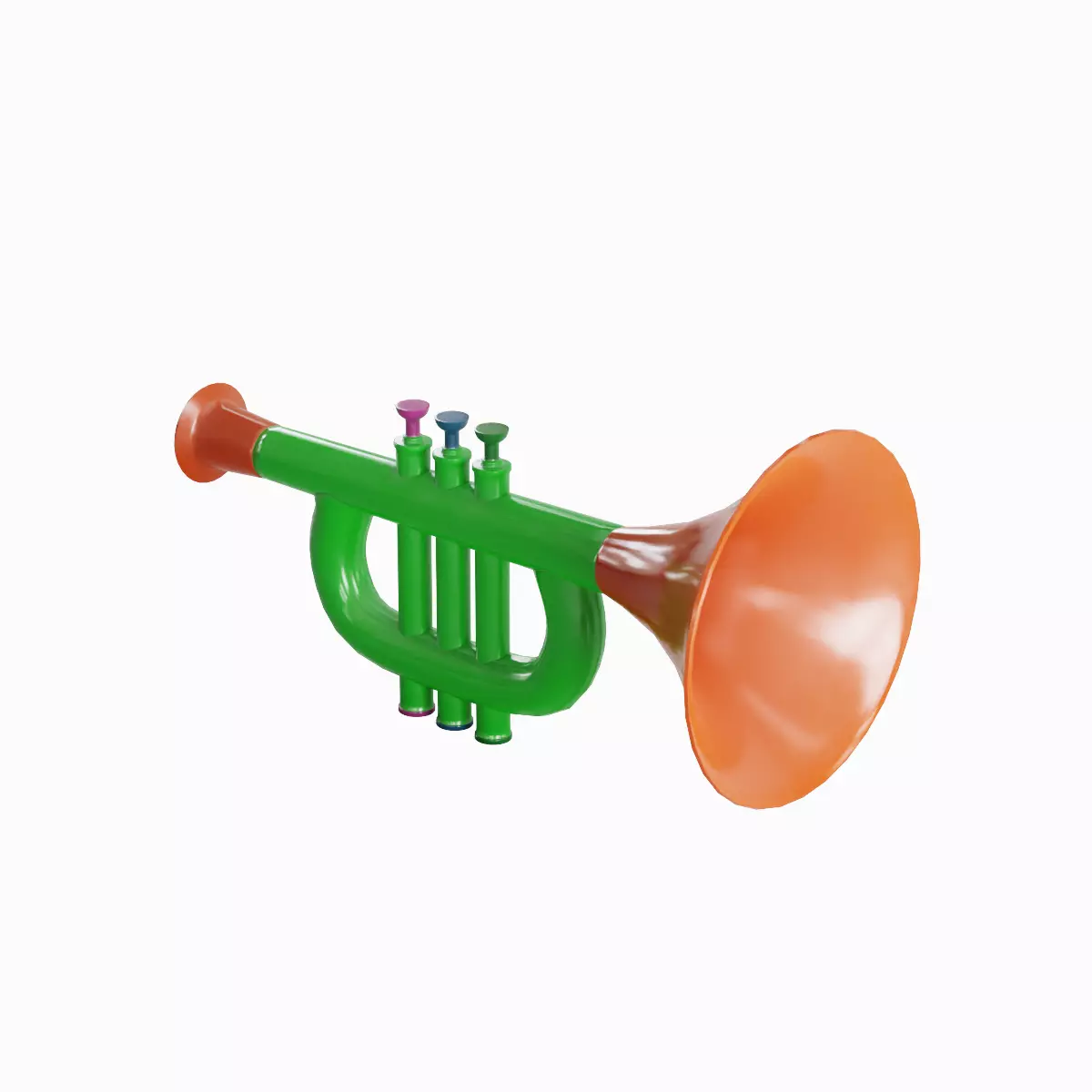Trumpet Toy Pack 3D Model Collection_16