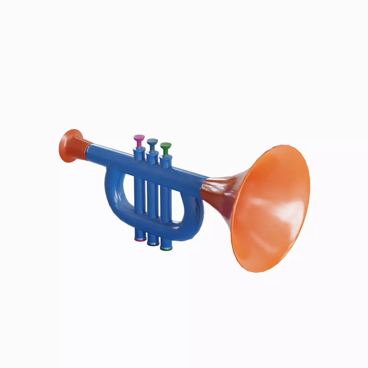 Trumpet Toy Pack 3D Model Collection_6