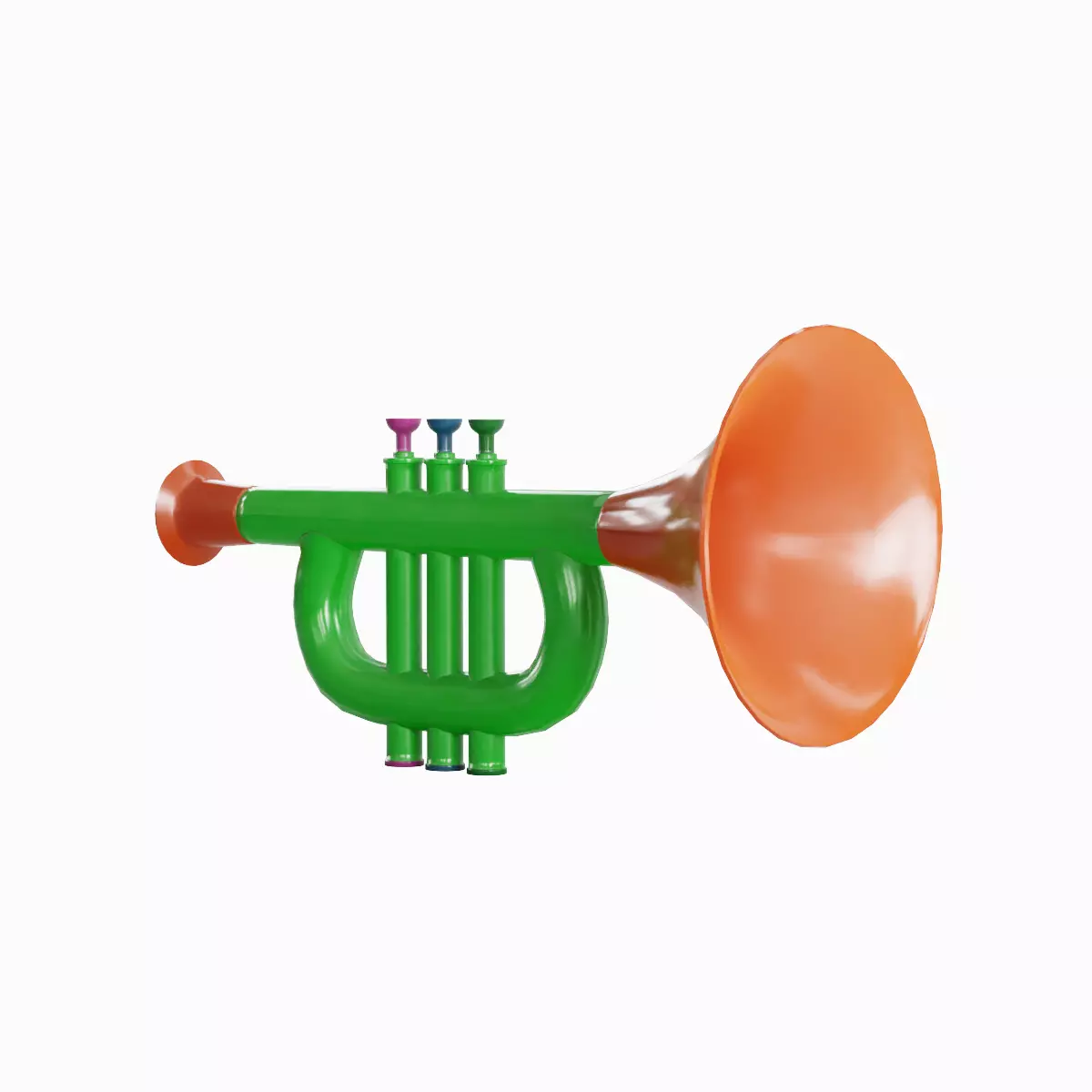 Trumpet Toy Pack 3D Model Collection_13