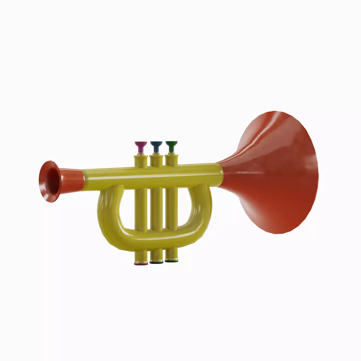 Trumpet Toy Pack 3D Model Collection_9