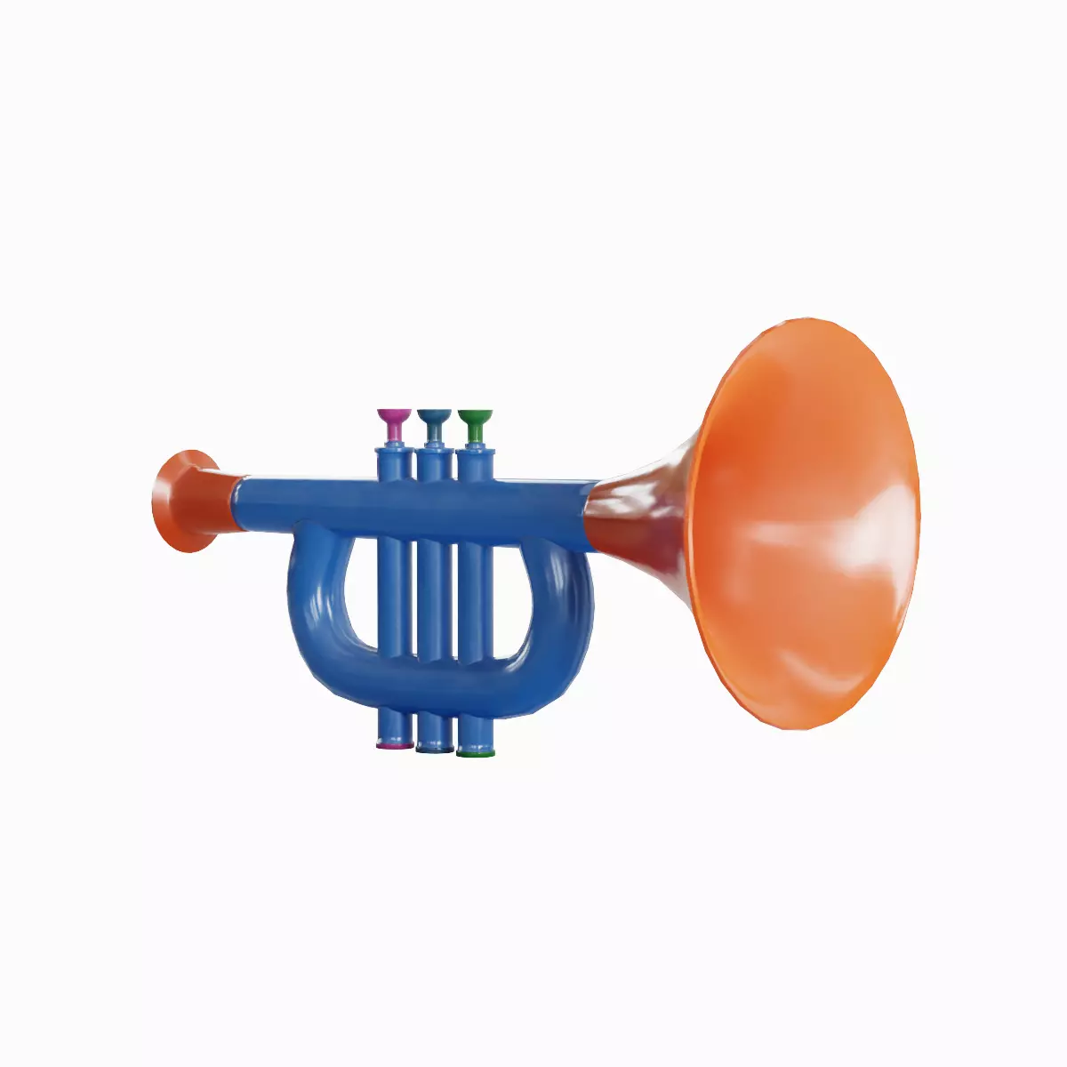 Trumpet Toy Pack 3D Model Collection_3