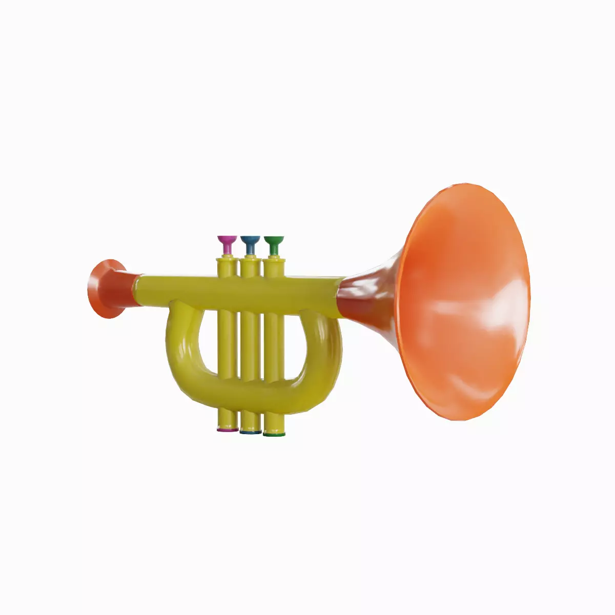 Trumpet Toy Pack 3D Model Collection_7