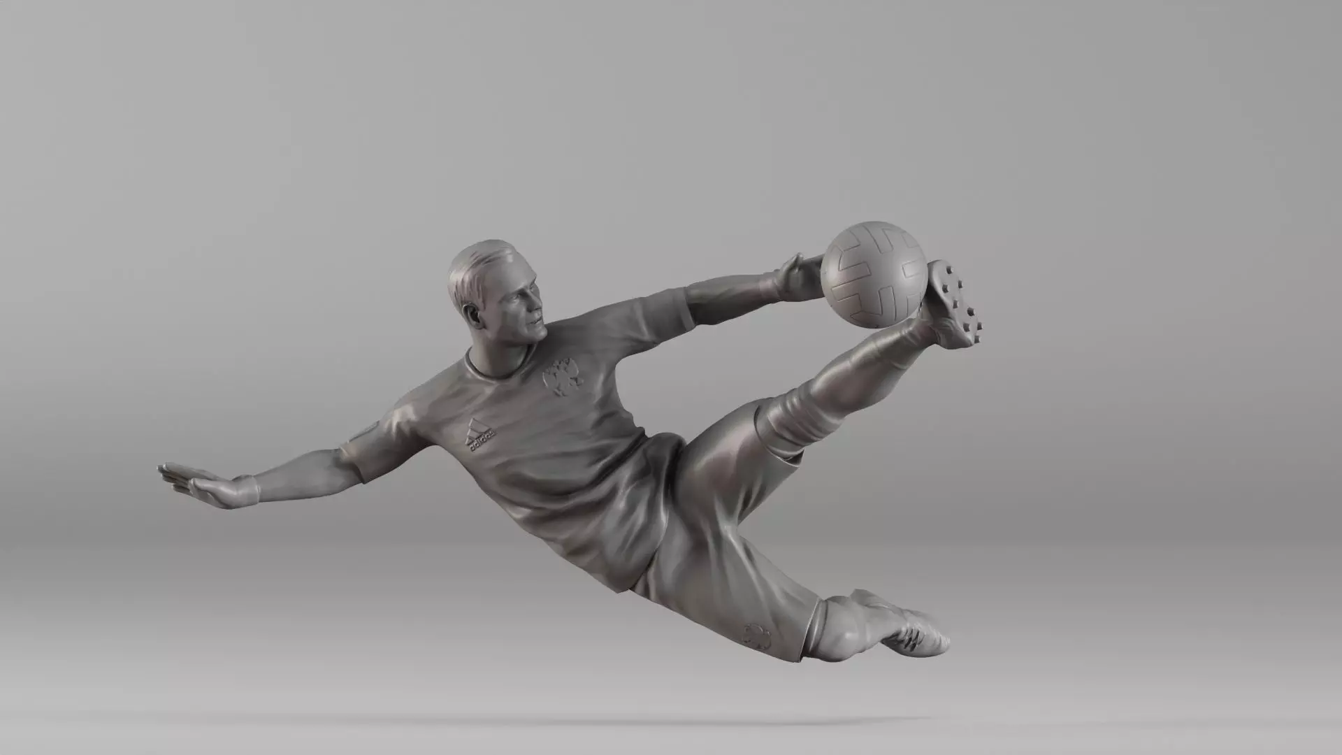 S00027 Legendary Goalkeeper Igor Akinfeev 3D print model