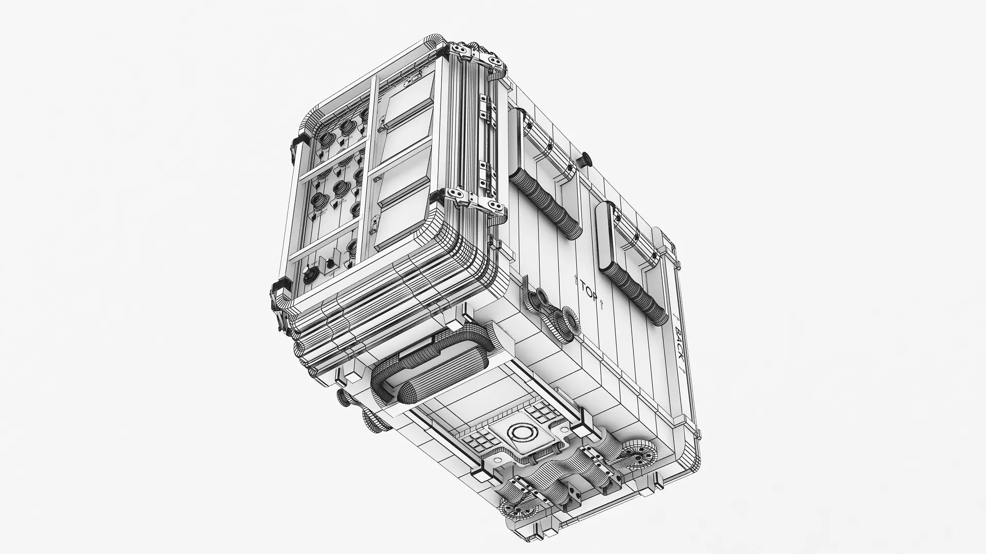 Small Form Factor Command Control SFF C2 Node Low-poly 3D model_14