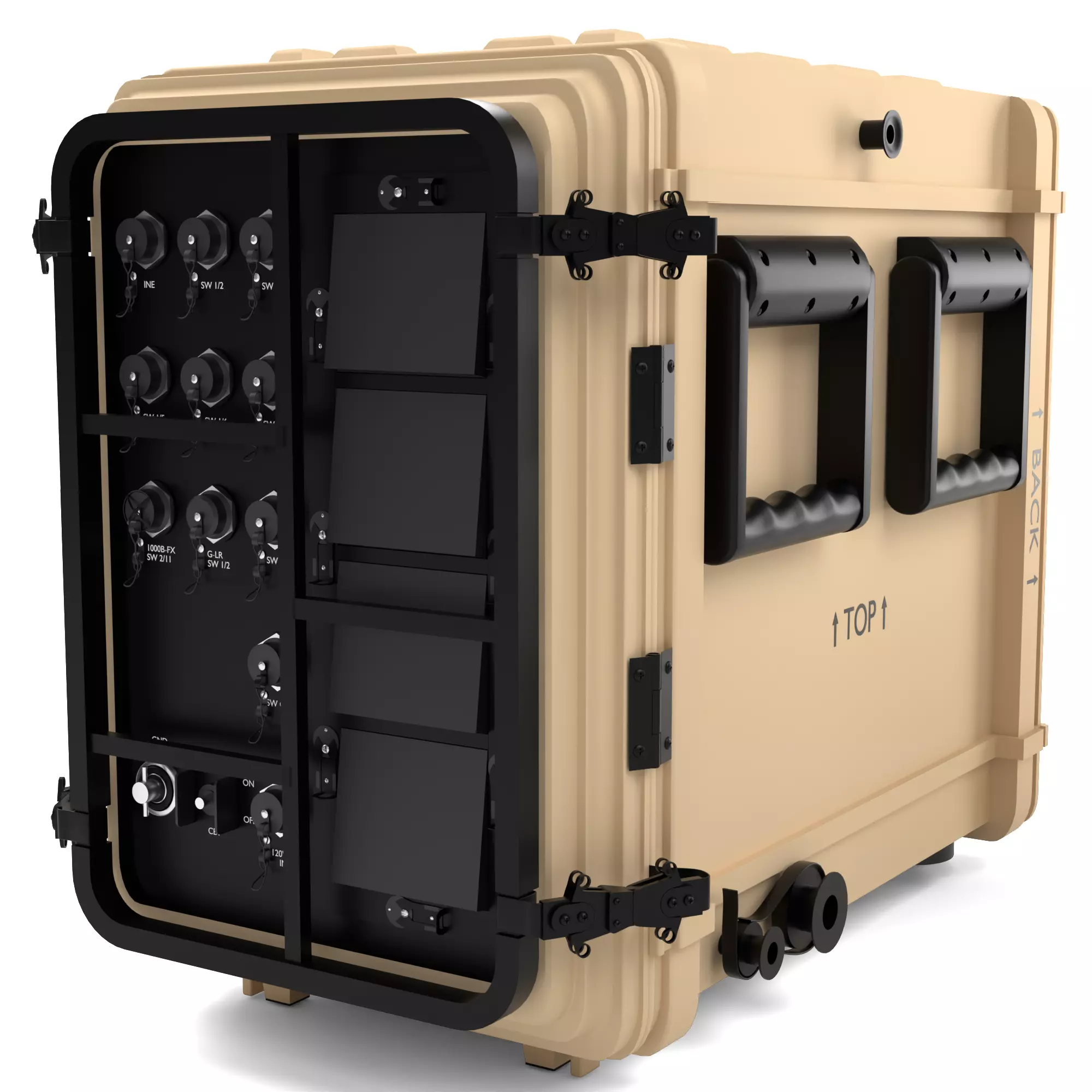 Small Form Factor Command Control SFF C2 Node Low-poly 3D model_1