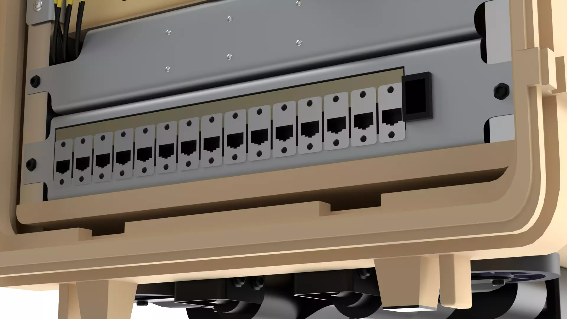 Small Form Factor Command Control SFF C2 Node Low-poly 3D model_9