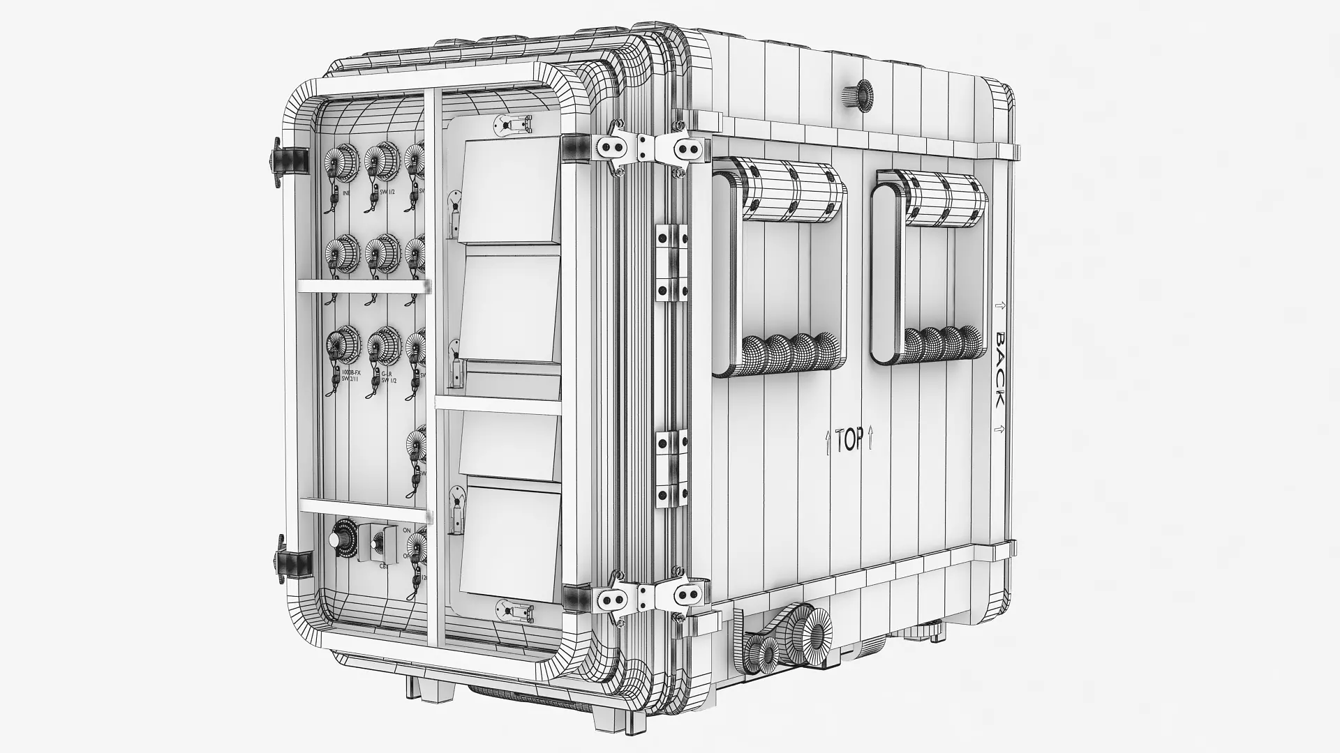 Small Form Factor Command Control SFF C2 Node Low-poly 3D model_13