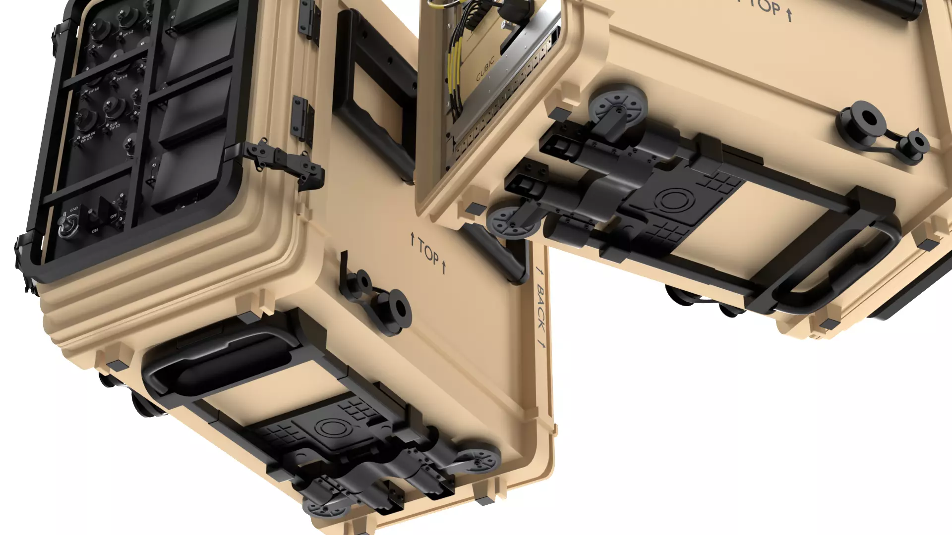 Small Form Factor Command Control SFF C2 Node Low-poly 3D model_3