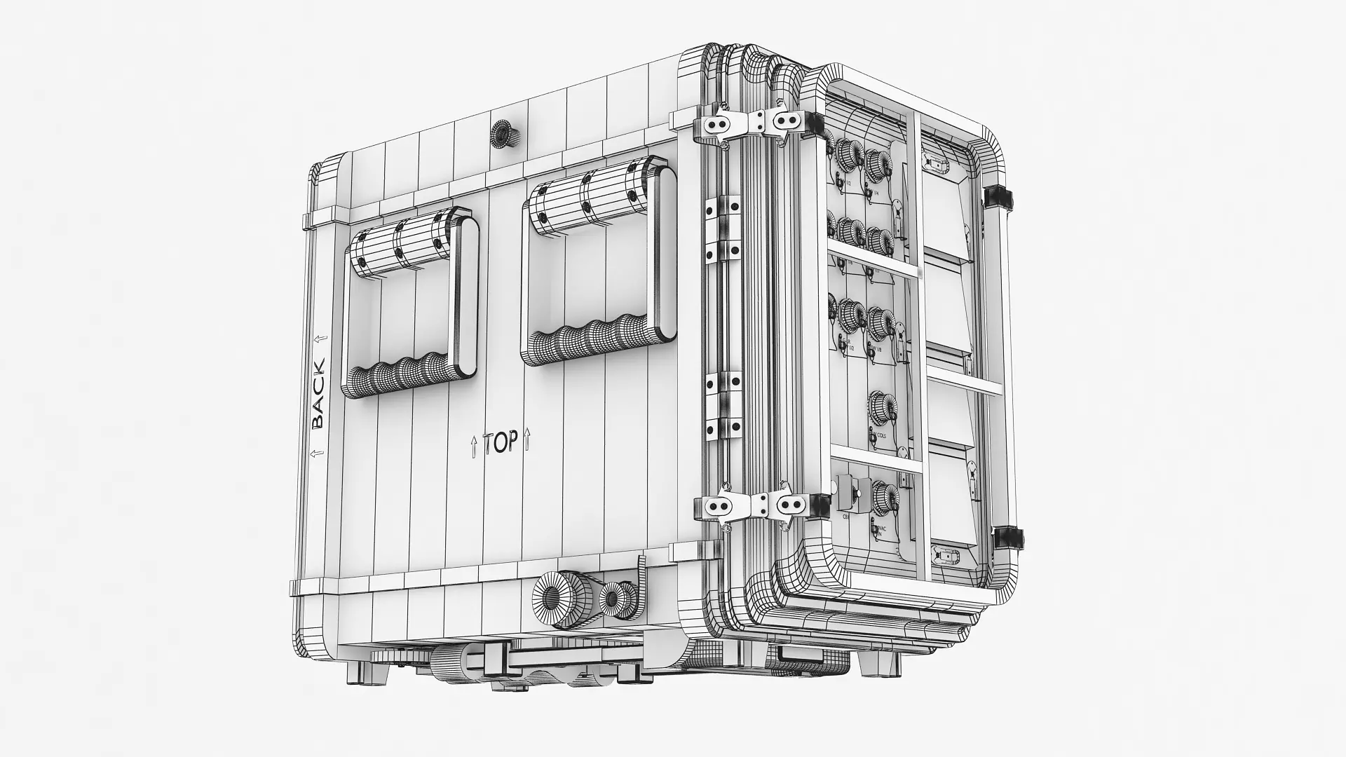 Small Form Factor Command Control SFF C2 Node Low-poly 3D model_12