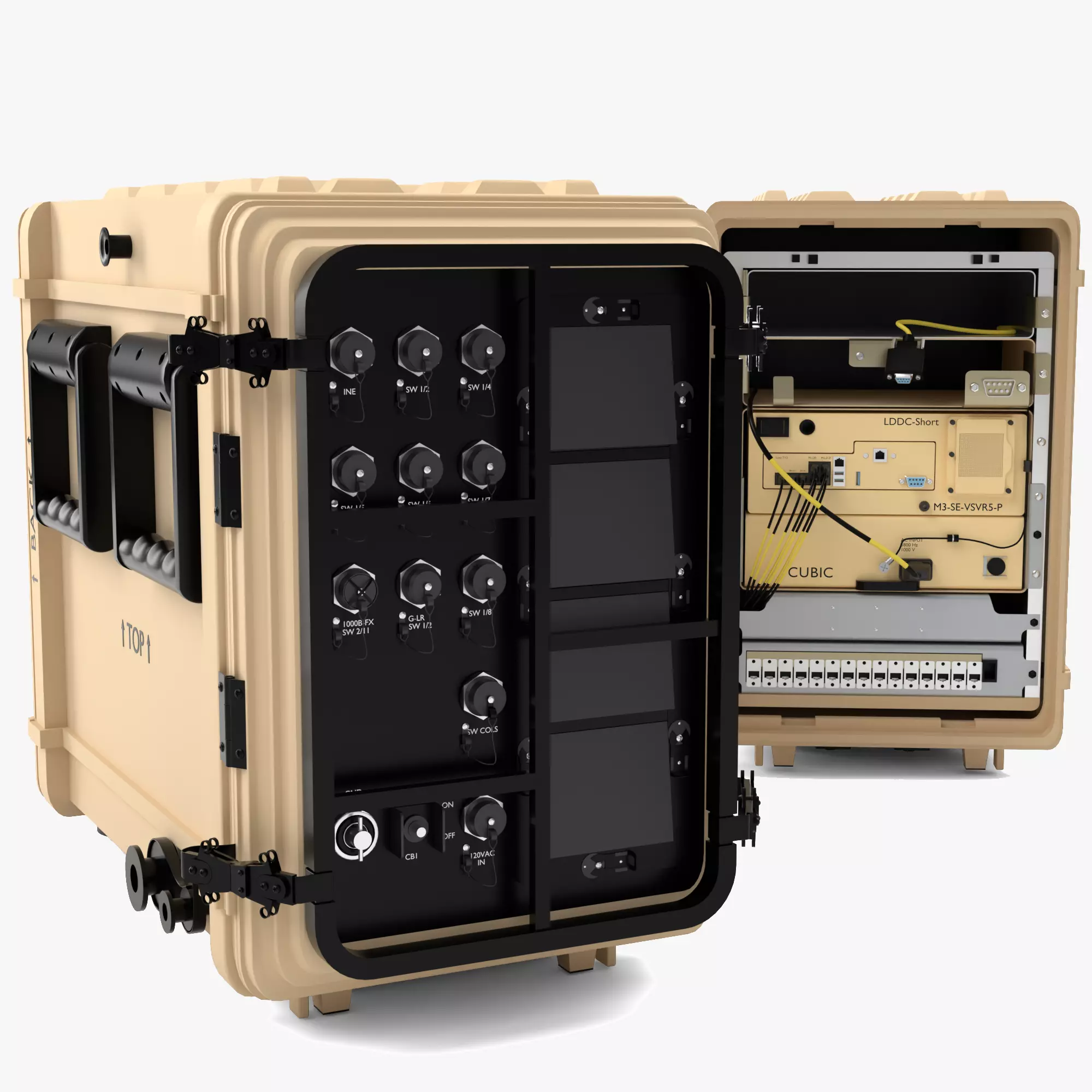 Small Form Factor Command Control SFF C2 Node Low-poly 3D model_0