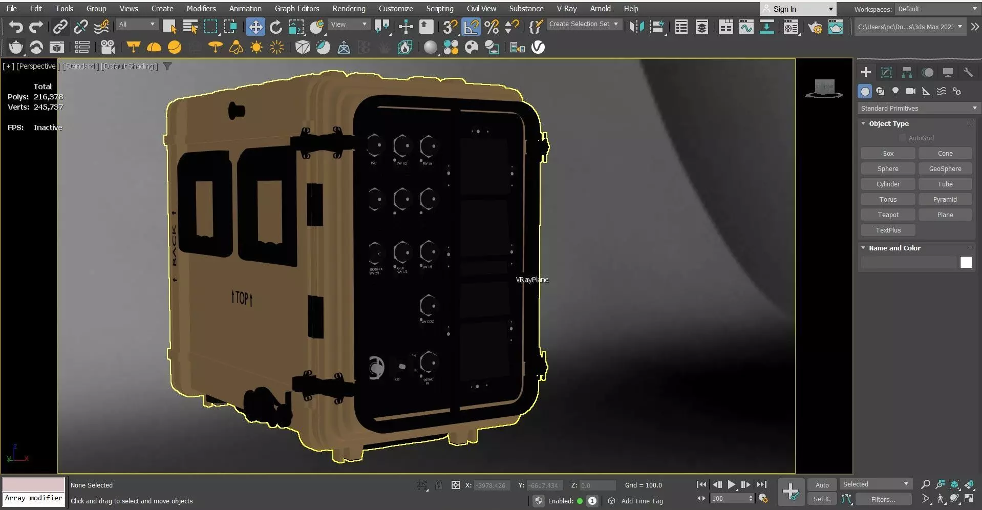 Small Form Factor Command Control SFF C2 Node Low-poly 3D model_18